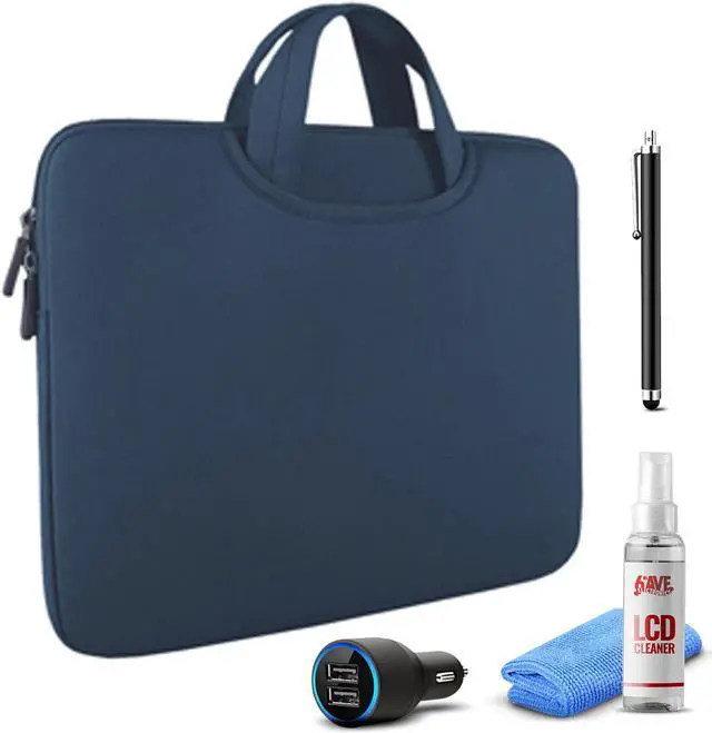 Main image of Tablet Essential Accessory Bundle with Blue Sleeve