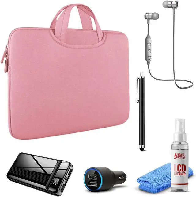 Main image of Tablet Travel Accessory Bundle with Pink Sleeve