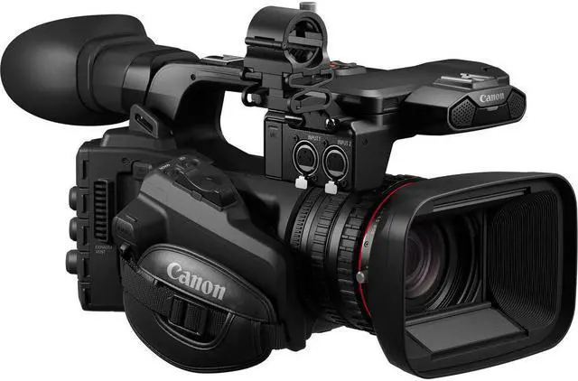 Alt view image 3 of 4 - Canon XF605 UHD 4K HDR Pro Camcorder (5076C002) + BP-A60 Battery + More Bundle