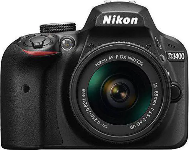 Alt view image 2 of 4 - Nikon D3400 w/ AF-P DX NIKKOR 18-55mm f/3.5-5.6G VR (Black)
