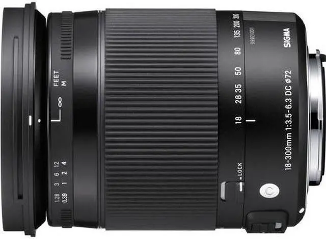 Alt view image 2 of 4 - Sigma 18-300mm F3.5-6.3 DC Macro OS HSM (C) for Nikon (DX) Cameras (International Model no Warranty)