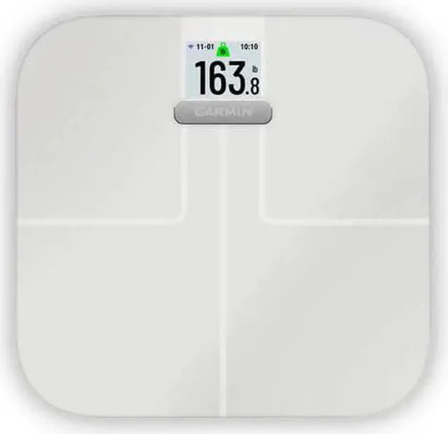 Main image of Garmin Index S2, Smart Scale with Wireless Connectivity, Measure Body Fat, Muscle, Bone Mass, Body Water% and More, White
