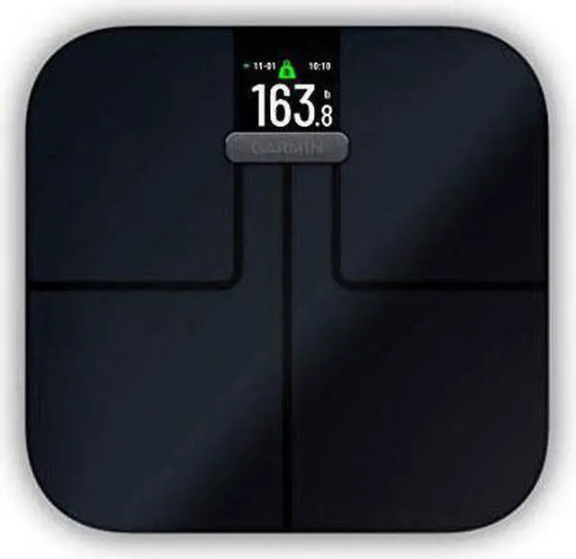 Alt view image 4 of 4 - Garmin Index S2, Smart Scale with Wireless Connectivity, Measure Body Fat, Muscle, Bone Mass, Body Water% and More, Black