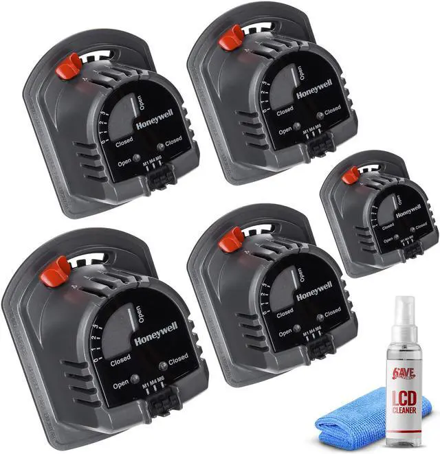 Main image of 5-Pack Honeywell Replacement Motor for Ard and Zd Zone Dampers 24V + LCD Cleaner