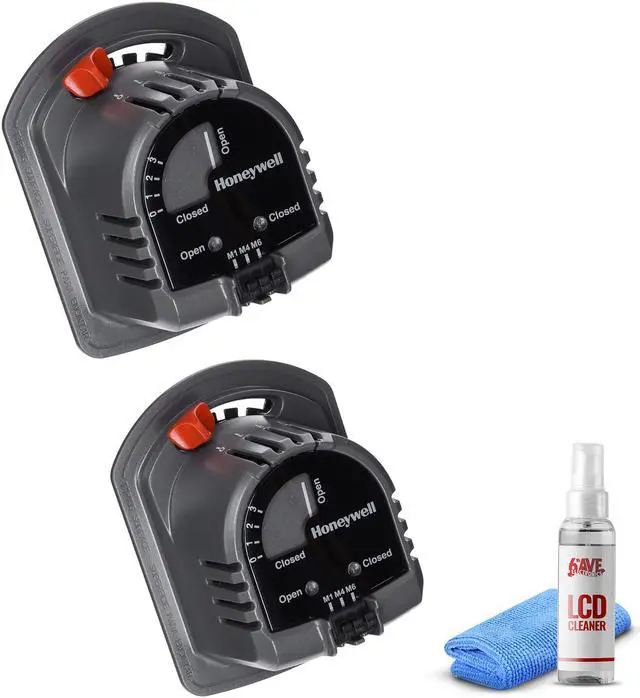 Main image of 2-Pack Honeywell Replacement Motor for Ard and Zd Zone Dampers 24V + LCD Cleaner