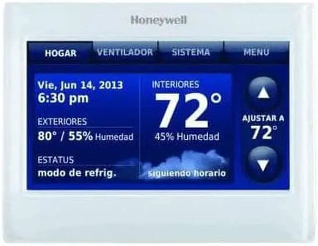 Alt view image 2 of 6 - HONEYWELL THX9421R5021WW/U Wireless Thermostat, 7 Programmable