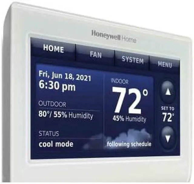 Alt view image 5 of 6 - HONEYWELL THX9421R5021WW/U Wireless Thermostat, 7 Programmable