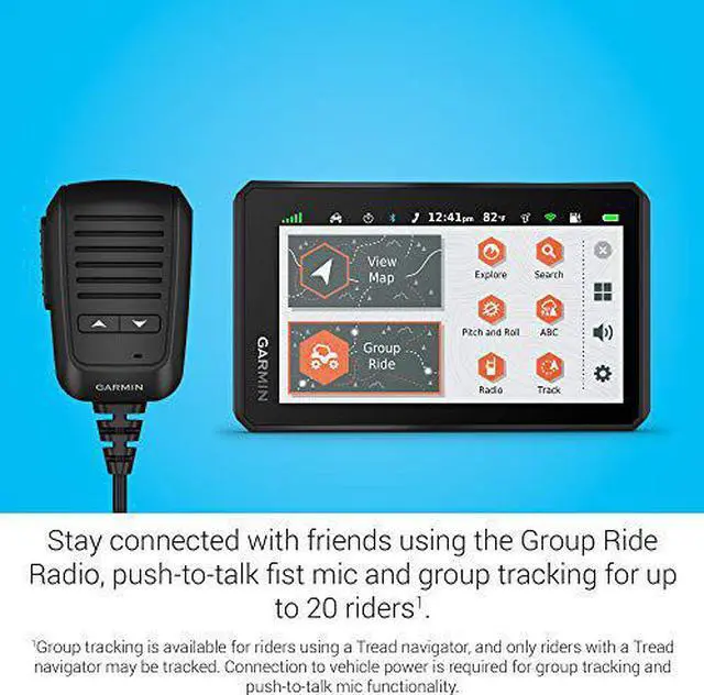 Alt view image 3 of 9 - Garmin Tread Powersport Navigator (5.5" Screen, Group Ride Radio)