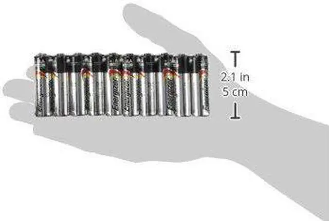 Alt view image 5 of 10 - Energizer Max Alkaline Mercury-Free Batteries, Size AA 100-Pack