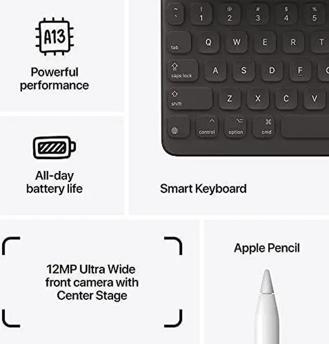 Alt view image 4 of 4 - 2021 Apple 10.2-inch iPad (Wi-Fi, 256GB) - Space Gray