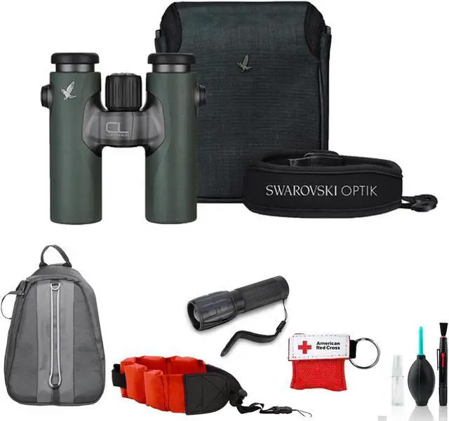 Alt view image 2 of 11 - Swarovski 8x30 CL Binocular (Green, Wild Nature) - Kit with Deluxe Backpack + More