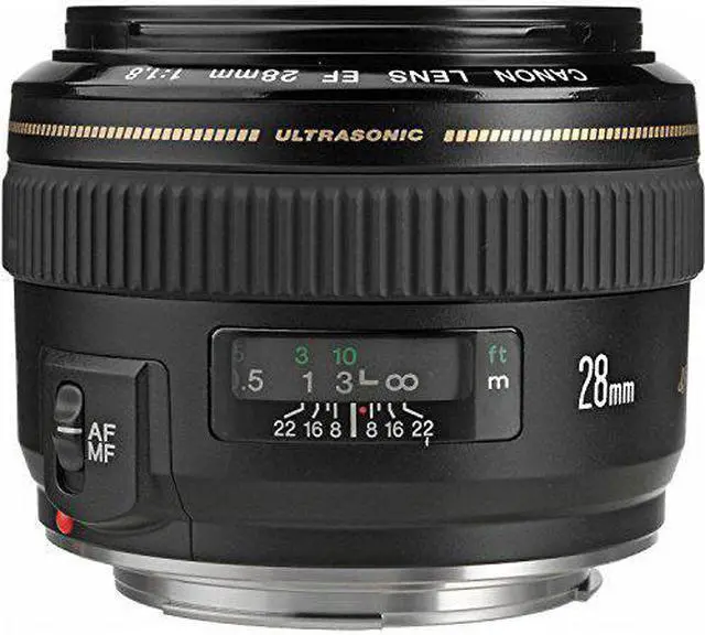 Alt view image 2 of 4 - Canon EF 28mm f/1.8 USM Wide Angle Lens for Canon SLR Cameras
