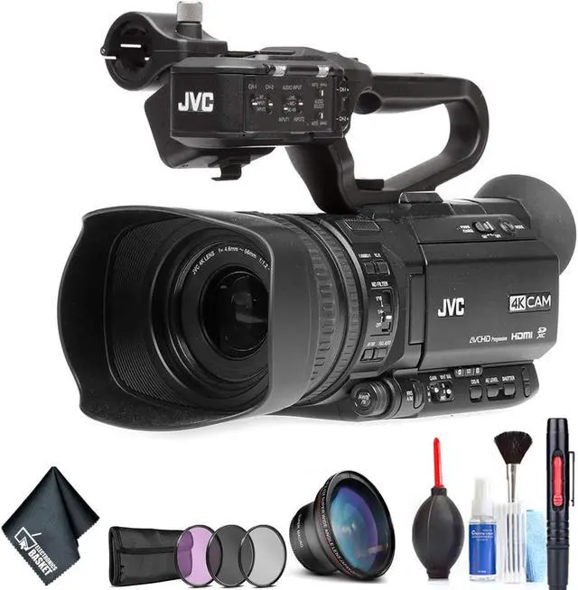 Main image of JVC GY-HM180 Ultra HD 4K Camcorder Basic Bundle