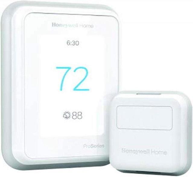 Alt view image 2 of 3 - Honeywell T10 Pro Smart Thermostat - Kit with Gray Amazon Alexa Echo Dot