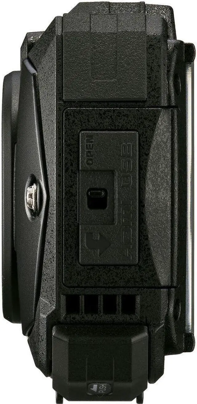 Alt view image 4 of 4 - Ricoh WG-80 Waterproof Camera (Black) with Accessories