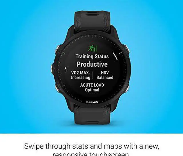 Alt view image 10 of 11 - Garmin Forerunner 955, Black | Smart Watch 010-02638-10