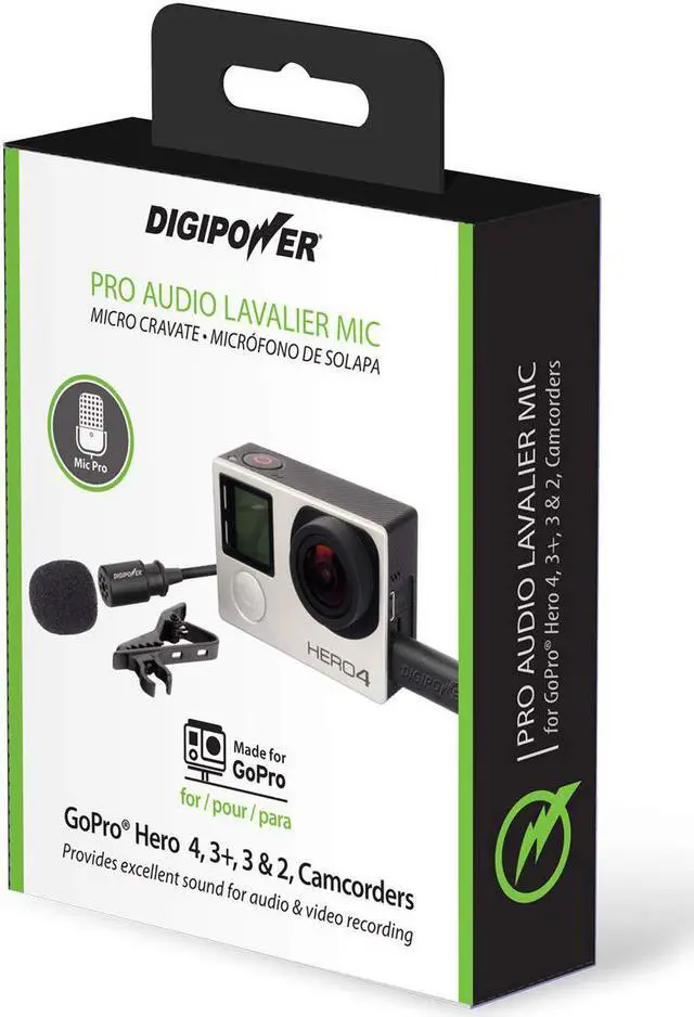 Alt view image 2 of 2 - Re-Fuel Pro Audio Wired Lavalier Microphone for Smartphones, Cameras, GoPro, Camcorder with Mini-USB Adapter (Black)