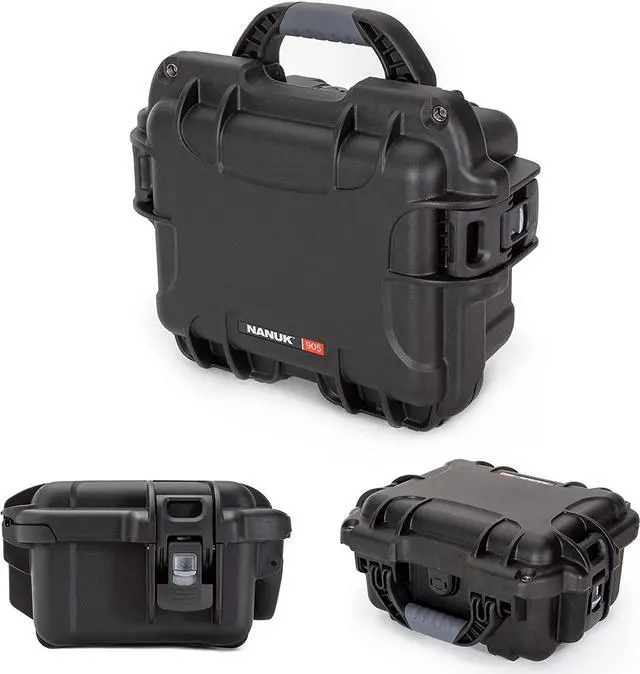 Alt view image 2 of 4 - Nanuk 905 Waterproof Hard Case Empty - Black