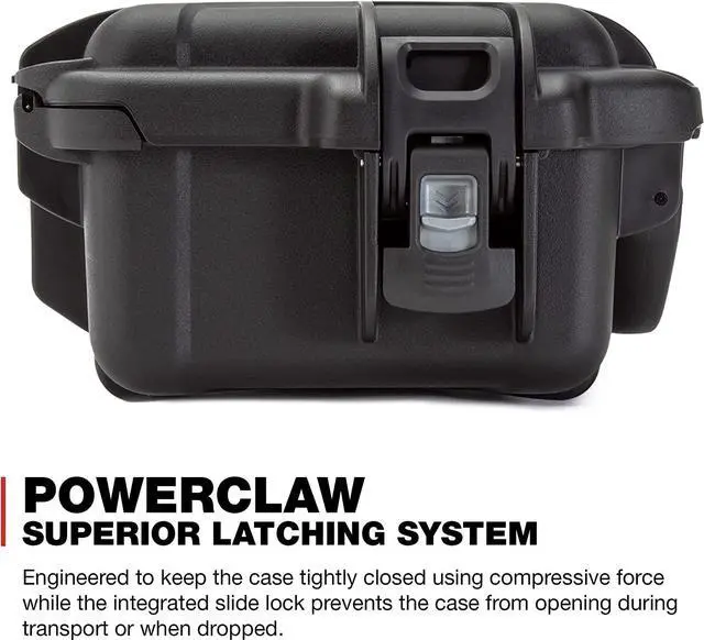 Alt view image 3 of 4 - Nanuk 905 Waterproof Hard Case Empty - Black