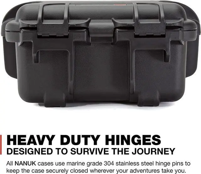 Alt view image 4 of 4 - Nanuk 905 Waterproof Hard Case Empty - Black