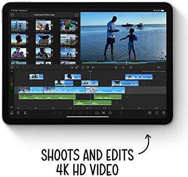Alt view image 8 of 13 - Apple iPad Air 10.9" 4th Generation Wi-Fi 64GB 4GB RAM - Green MYFR2LL/A A2316