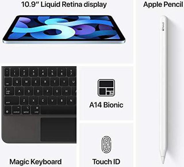 Alt view image 10 of 13 - Apple iPad Air 10.9" 4th Generation Wi-Fi 64GB 4GB RAM - Green MYFR2LL/A A2316