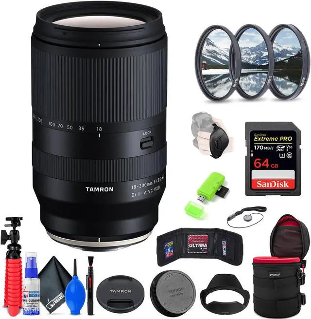 Main image of Tamron 18-300mm f/3.5-6.3 Di III-A Lens for FUJIFILM X+ Accessories (INT Model)