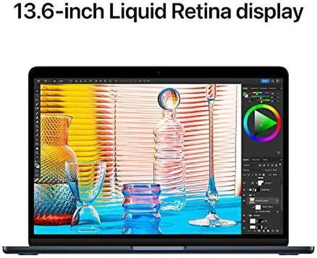 Alt view image 4 of 4 - 2022 Apple MacBook Air Laptop with M2 chip: 13.6-inch Liquid Retina Display, 8GB RAM, 512GB SSD Storage, Midnight