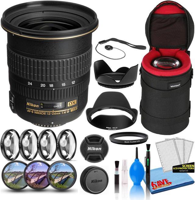 Nikon AF-S DX Zoom-12-24mm f/4G IF-ED Lens (2144) Intl Model Bundle