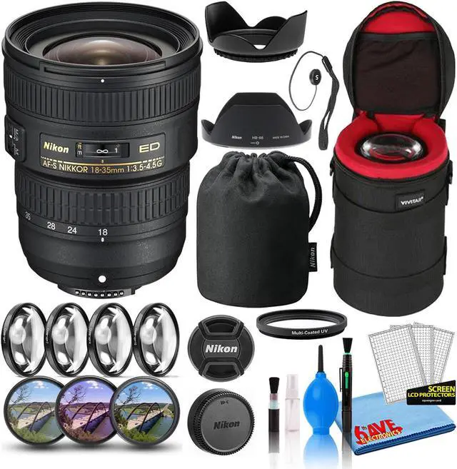 Main image of Nikon AF-S 18-35mm f/3.5-4.5G ED Zoom Lens (2207) Intl Model Bundle