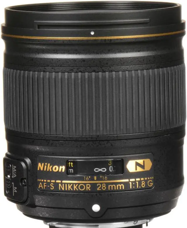 Alt view image 3 of 4 - Nikon AF-S 28mm f/1.8G Wide-Angle Prime Lens (2203) Intl Model Bundle