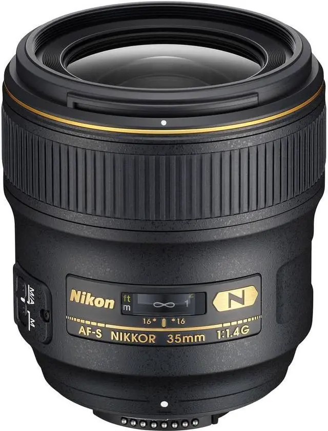 Alt view image 2 of 4 - Nikon AF-S 35mm f/1.4G Wide-Angle Prime Lens (2198) Intl Model Bundle