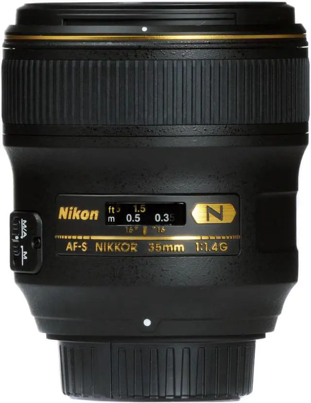 Alt view image 3 of 4 - Nikon AF-S 35mm f/1.4G Wide-Angle Prime Lens (2198) Intl Model Bundle
