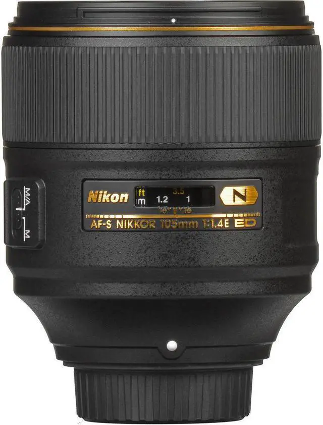 Alt view image 3 of 4 - Nikon AF-S 105mm f/1.4E ED Telephoto Lens (20064) Intl Model Bundle