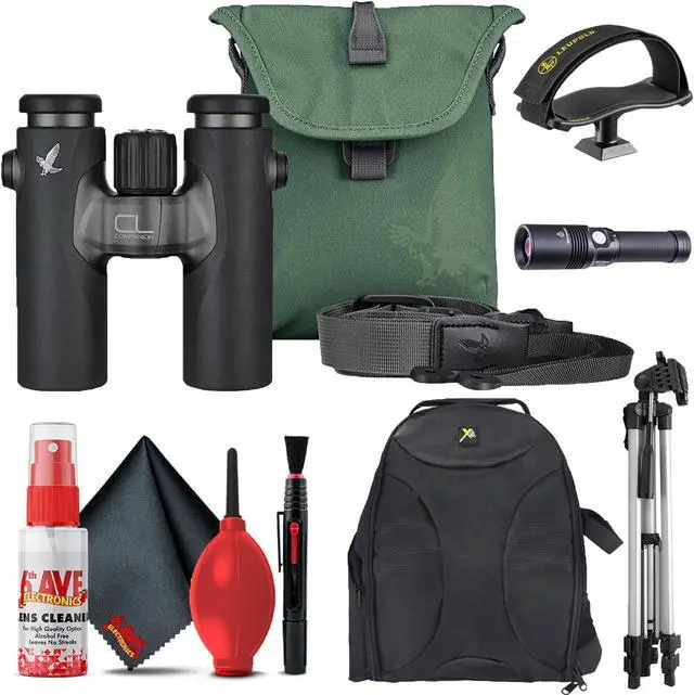 Main image of Swarovski 10x30 CL Binocular (Anthracite, Urban Jungle Kit) with Accessories Outdoor Bundle