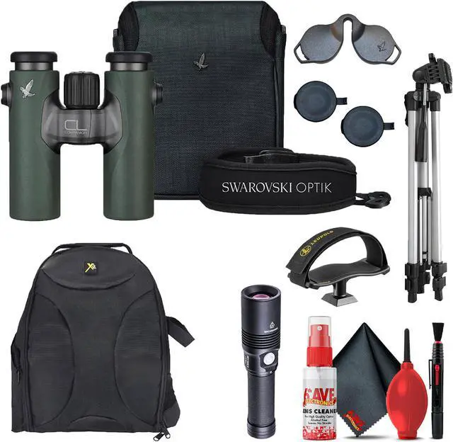 Main image of Swarovski CL Companion 8x30 Binocular (Green) & Wild Nature Accessory Bundle