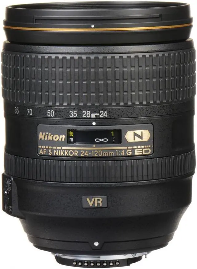 Alt view image 3 of 4 - Nikon AF-S 24-120mm f/4G ED VR Zoom Lens (2193) Intl Model Bundle