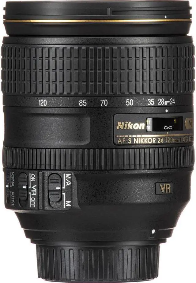 Alt view image 4 of 4 - Nikon AF-S 24-120mm f/4G ED VR Zoom Lens (2193) Intl Model Bundle