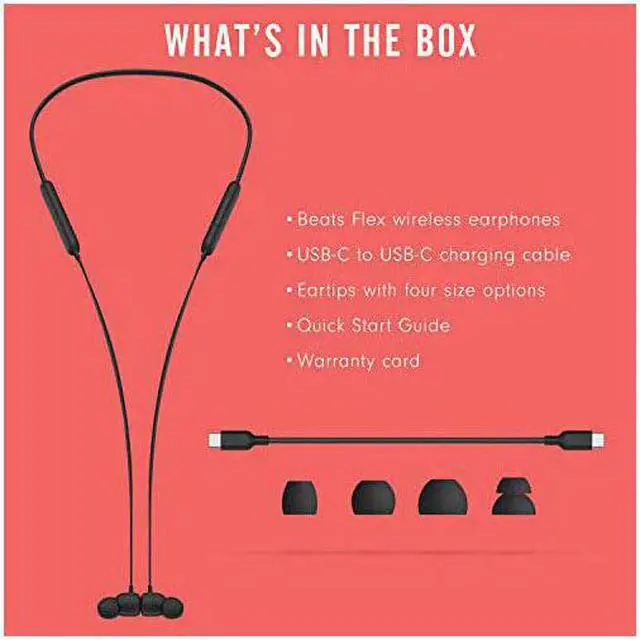 Alt view image 19 of 20 - Beats by Dr. Dre Beats Flex All-Day Wireless In-Ear Earphones MYMC2LL/A - Beats Black