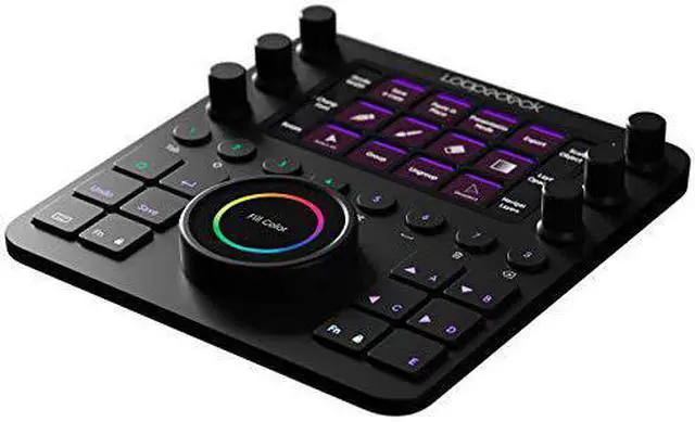 Alt view image 5 of 7 - Loupedeck CT - Custom Editing Console for Photo, Video, Music and Design - Compatible with Lightroom Classic, Photoshop, Premiere Pro, Final Cut Pro, After Effects, Capture One, Ableton Live, & more