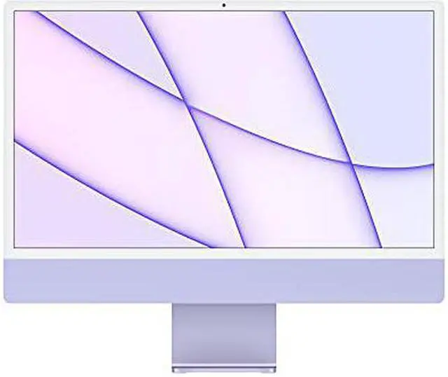 Main image of Apple 2023 iMac All-in-One Desktop Computer with M3 chip: 8-core CPU, 10-core GPU, 24-inch Retina Display, 8GB Unified Memory, 256GB SSD Storage, Matching Accessories. Works with iPhone/iPad; Purple