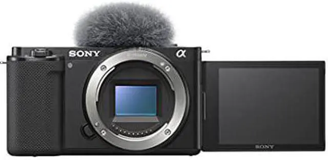 Alt view image 10 of 20 - Sony ZV-E10 Mirrorless 24.2MP 4K Digital Camera Body Black