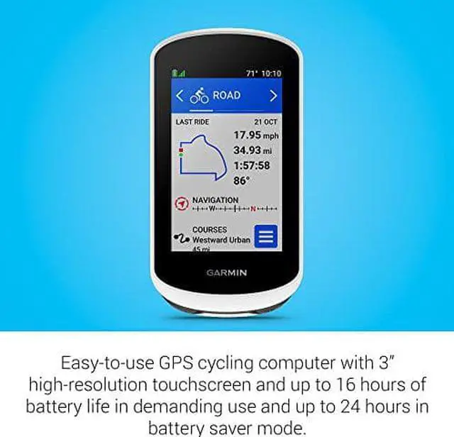 Alt view image 3 of 4 - Garmin Edge® Explore 2 Power, Easy-to-Use GPS Cycling Navigator, eBike Compatibility, Maps and Navigation, with Safety Features