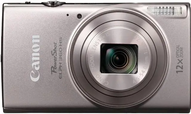 Alt view image 3 of 4 - Canon PowerShot ELPH 360 HS Digital Camera + 64GB Card + Battery + Case + More