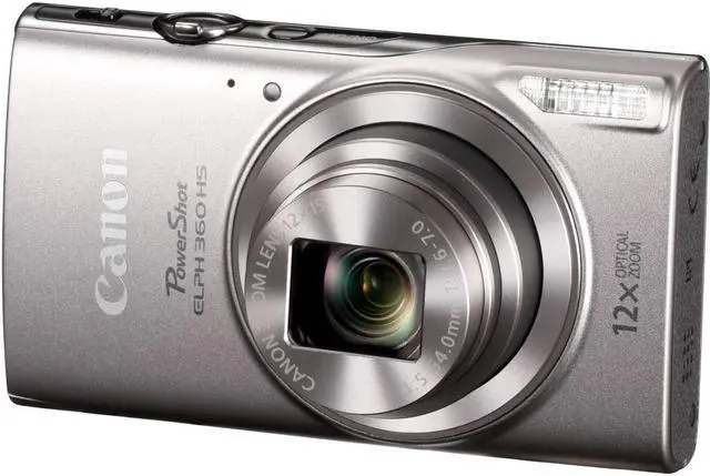 Alt view image 2 of 4 - Canon PowerShot ELPH 360 HS Digital Camera + 64GB Card + Battery + Case + More