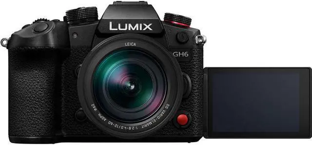 Alt view image 4 of 4 - Panasonic Lumix GH6 Mirrorless Camera W/ 12-60mm f/2.8-4 Lens + 4K Monitor + More