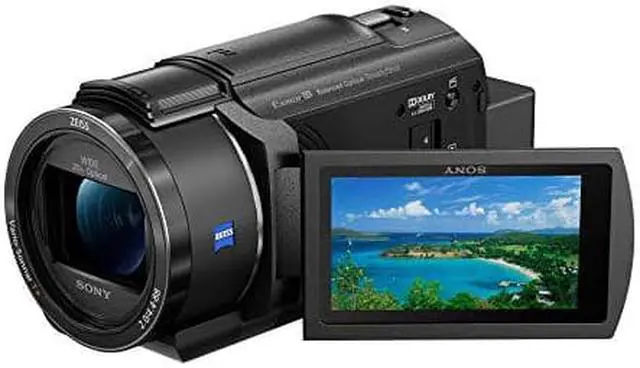 Alt view image 3 of 17 - Sony FDR-AX43A UHD 4K Handycam Camcorder
