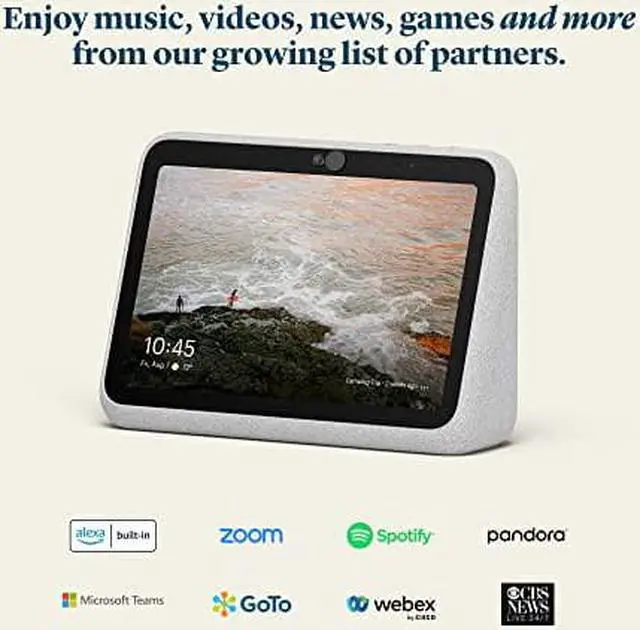 Alt view image 2 of 6 - Meta Portal Go - Portable Smart Video Calling 10 Touch Screen with Battery