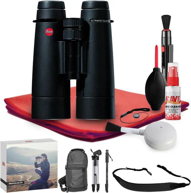 Main image of Leica 10x50 Ultravid HD-Plus Binocular - Exclusive Outdoors Binoculars Bundle