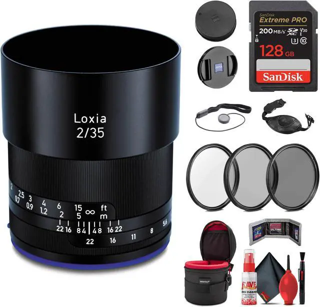 Main image of Zeiss Loxia Biogon T* 35mm f/2 Lens for Sony E Mount (2103-749) + Advanced Kit